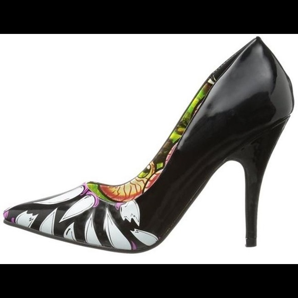 NWOT IRON FIST TIMMY CHEW HEELS fits like a sz 10 - Picture 3 of 9